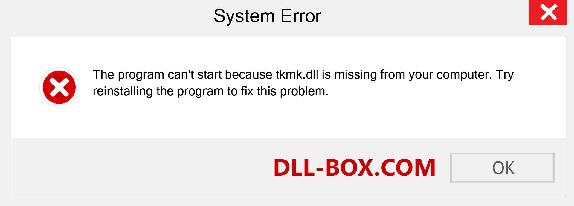  tkmk.dll file is missing?. Download for Windows 7, 8, 10 - Fix  tkmk dll Missing Error on Windows, photos, images